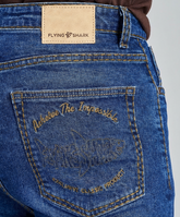 FS 106 – Flying Shark "Urban Edge" Saddle Stitch Straight fit Denim