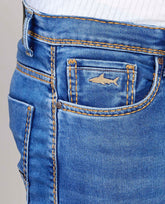 FS 128 Flying Shark Light Blue Heavy Stitch Denim Jeans