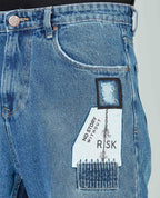 Light Blue Loose Fit Jeans FlyingShark