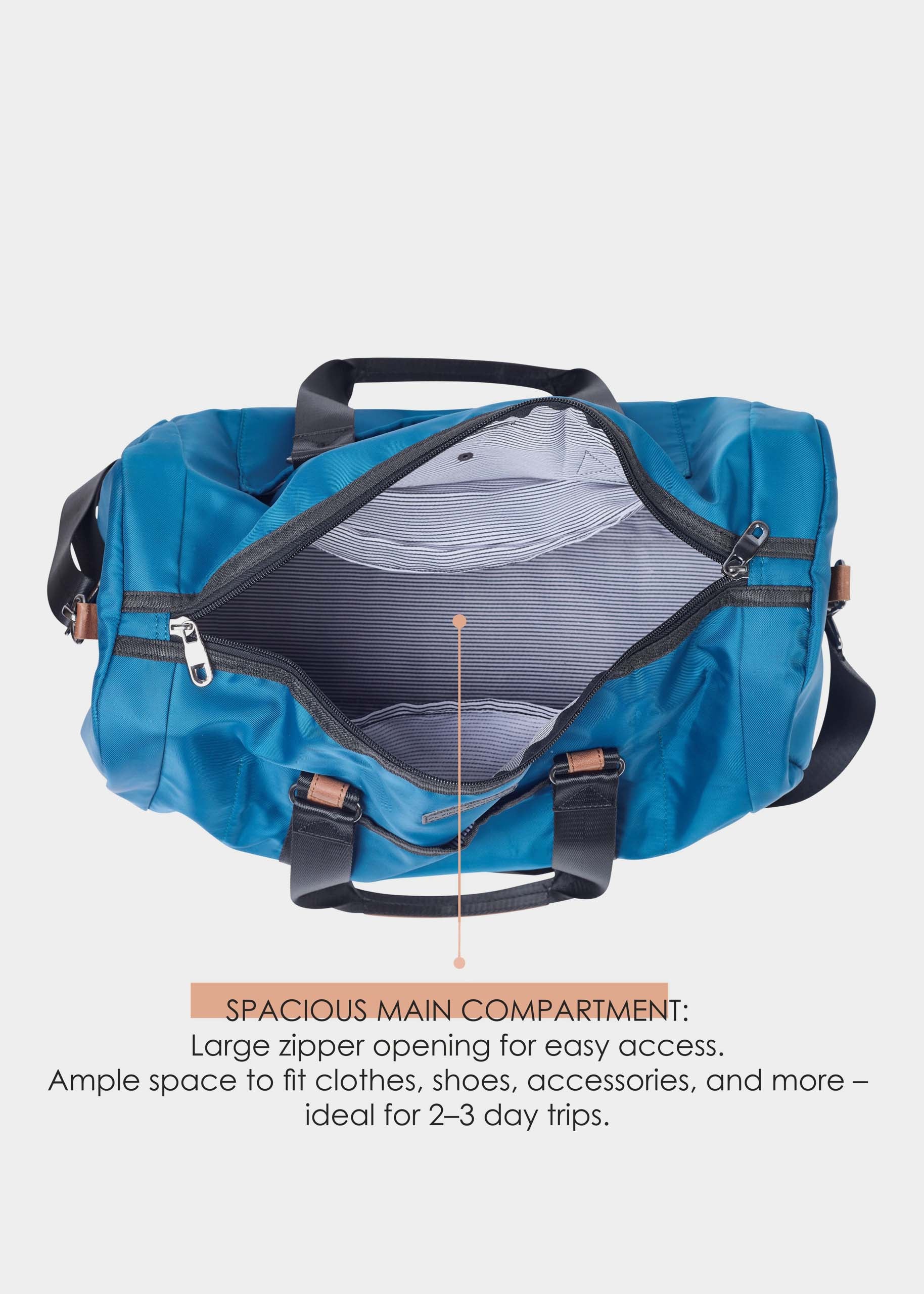 Flying Shark Premium Duffel Bag for Men | Travel & Gym Bag