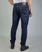 Men’s Contrast saddle stitching Denim Jeans