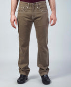 Khaki Straight Regular Fit Jeans Flying Shark