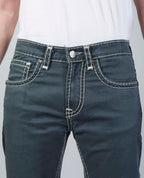 Olive Straight Regular Fit Jeans Flying Shark