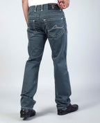 Olive Straight Regular Fit Jeans Flying Shark