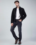 Deep Washed Black Slim Regular Fit Jeans Flying Shark