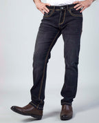 Deep Washed Black Slim Regular Fit Jeans Flying Shark
