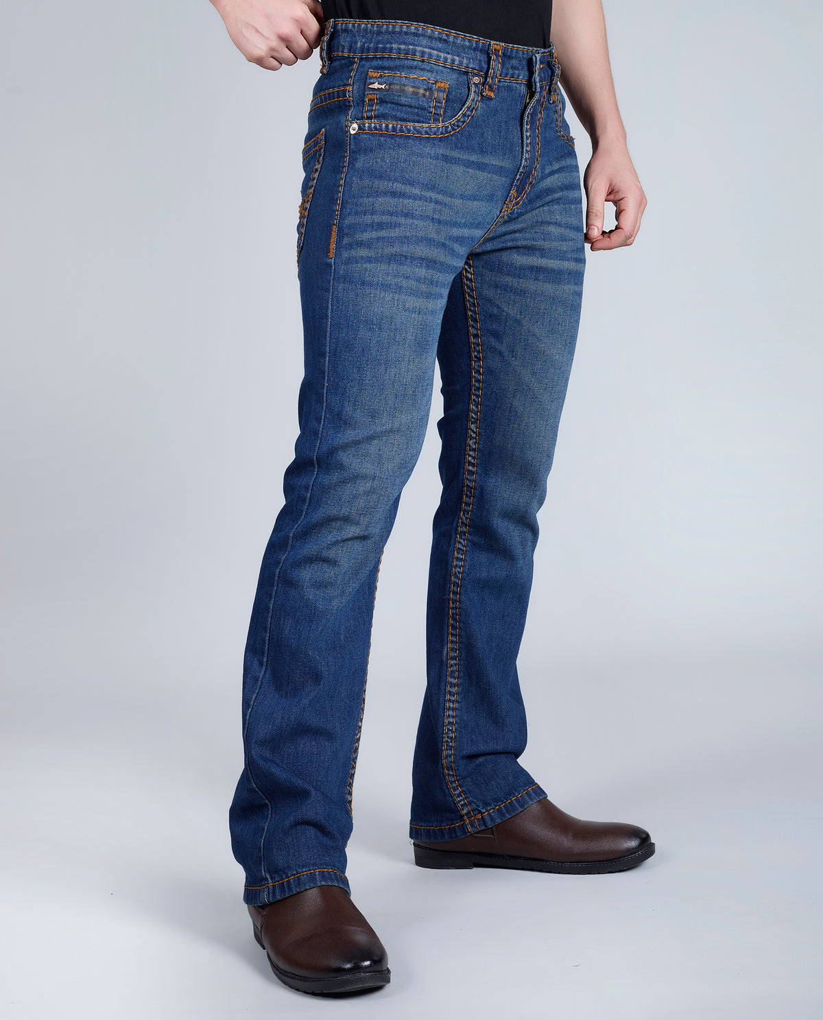 Flying Shark premium denim styling