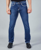Flying Shark Men's Polar Blue Saddle Stitch Jeans Flying Shark