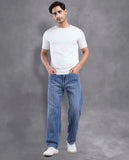 Vertical Stitch Pattern Denim Jeans - FS123