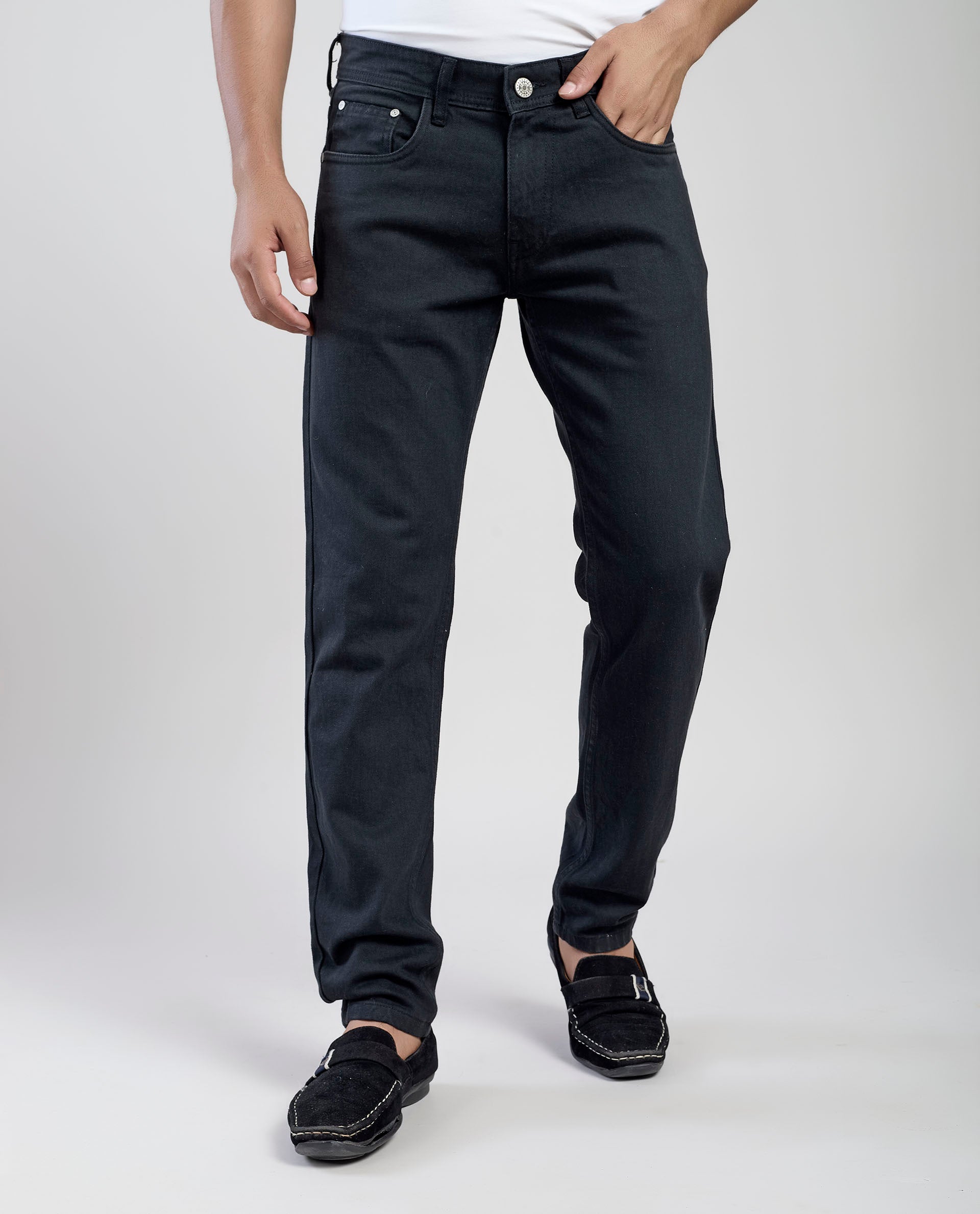 Flying Shark Men’s Black Denim Jeans - FS125