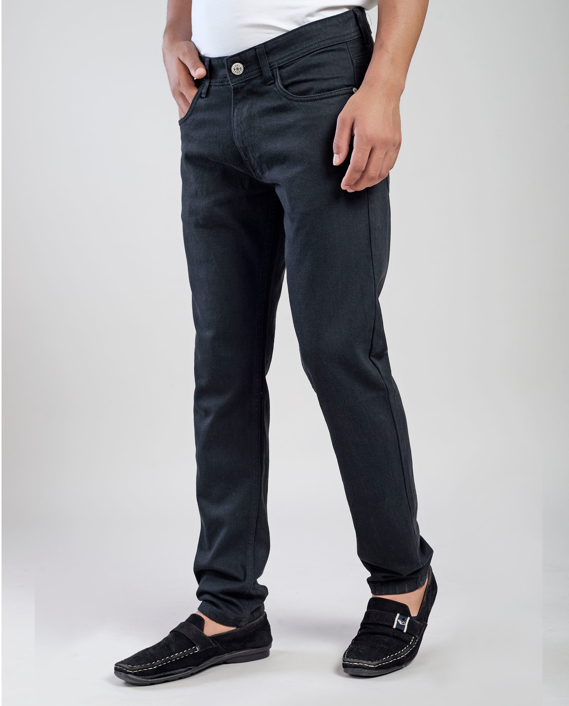 Flying Shark Men’s Black Denim Jeans - FS125