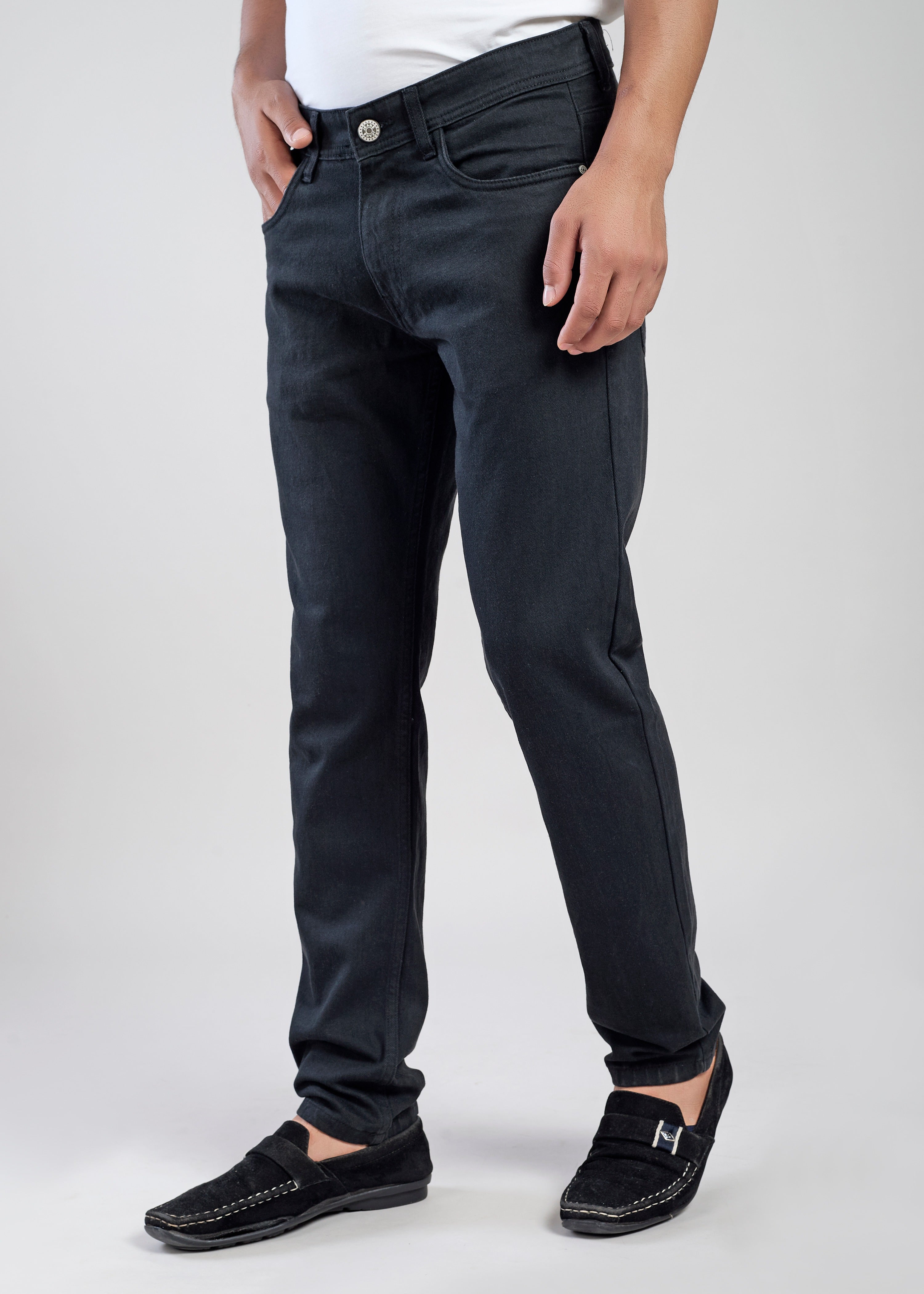 Flying Shark Men’s Black Denim Jeans - FS125