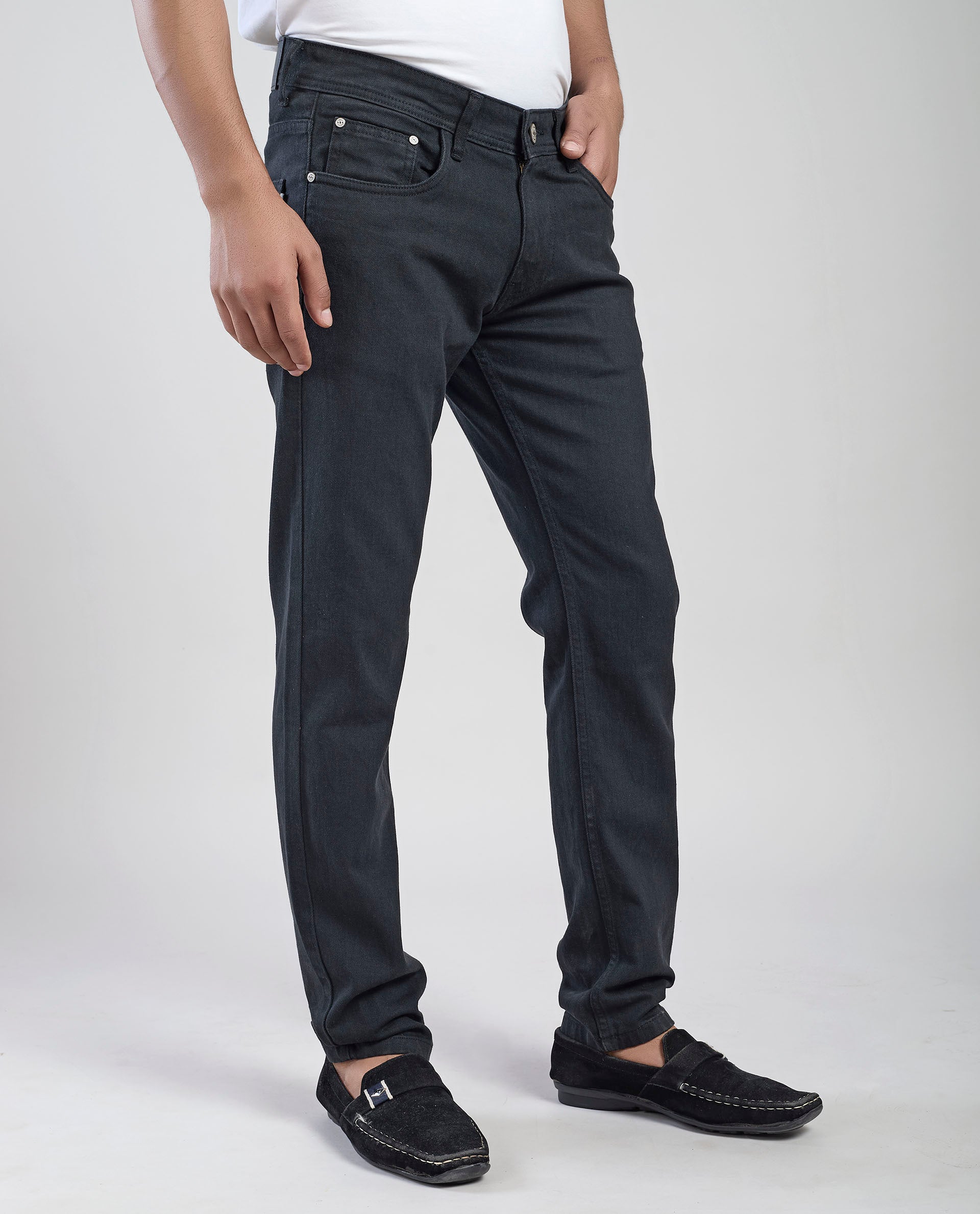 Flying Shark Men’s Black Denim Jeans - FS125