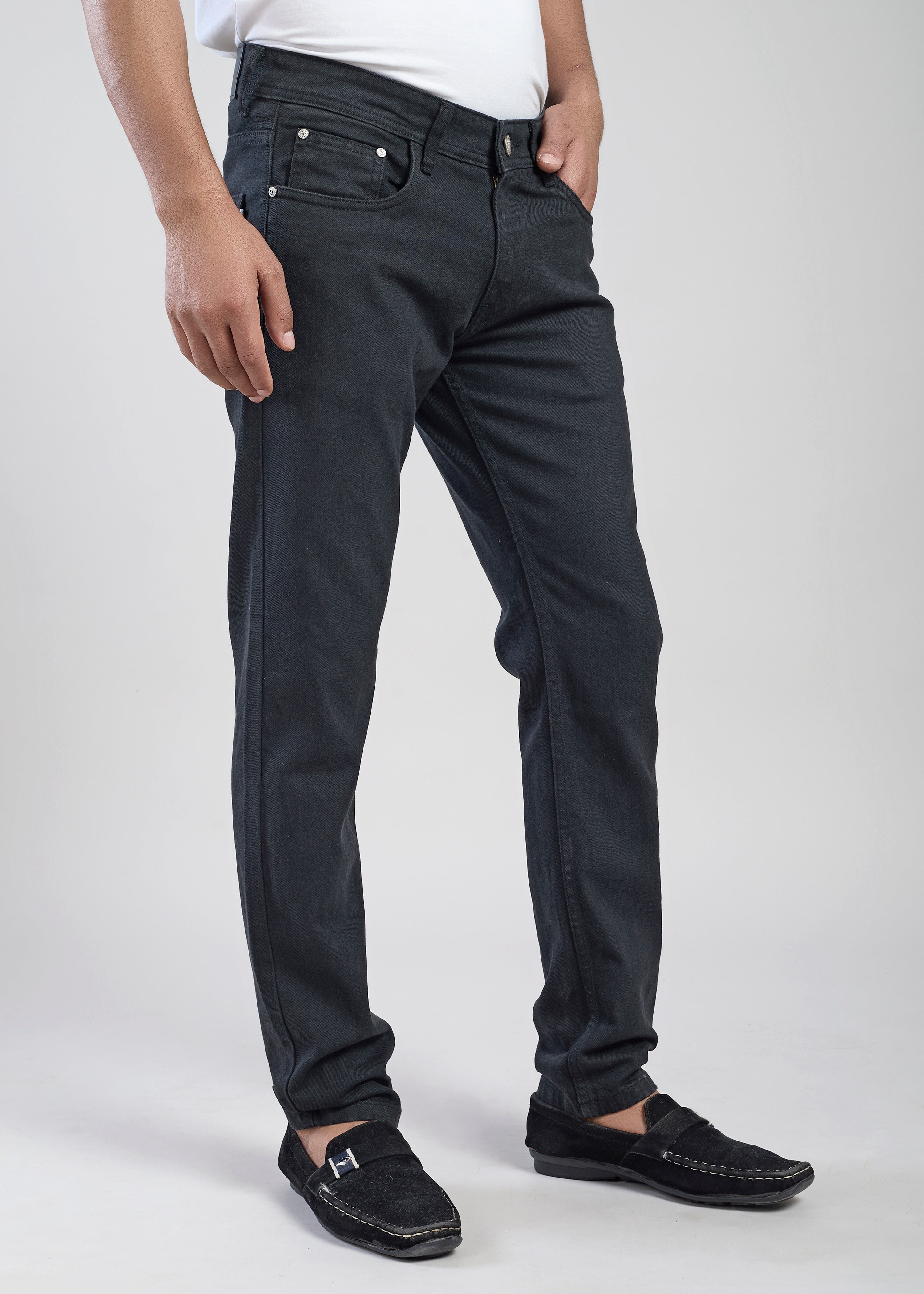 Flying Shark Men’s Black Denim Jeans - FS125