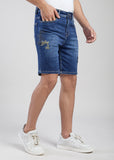 Flying Shark Men’s Blue Denim Shorts