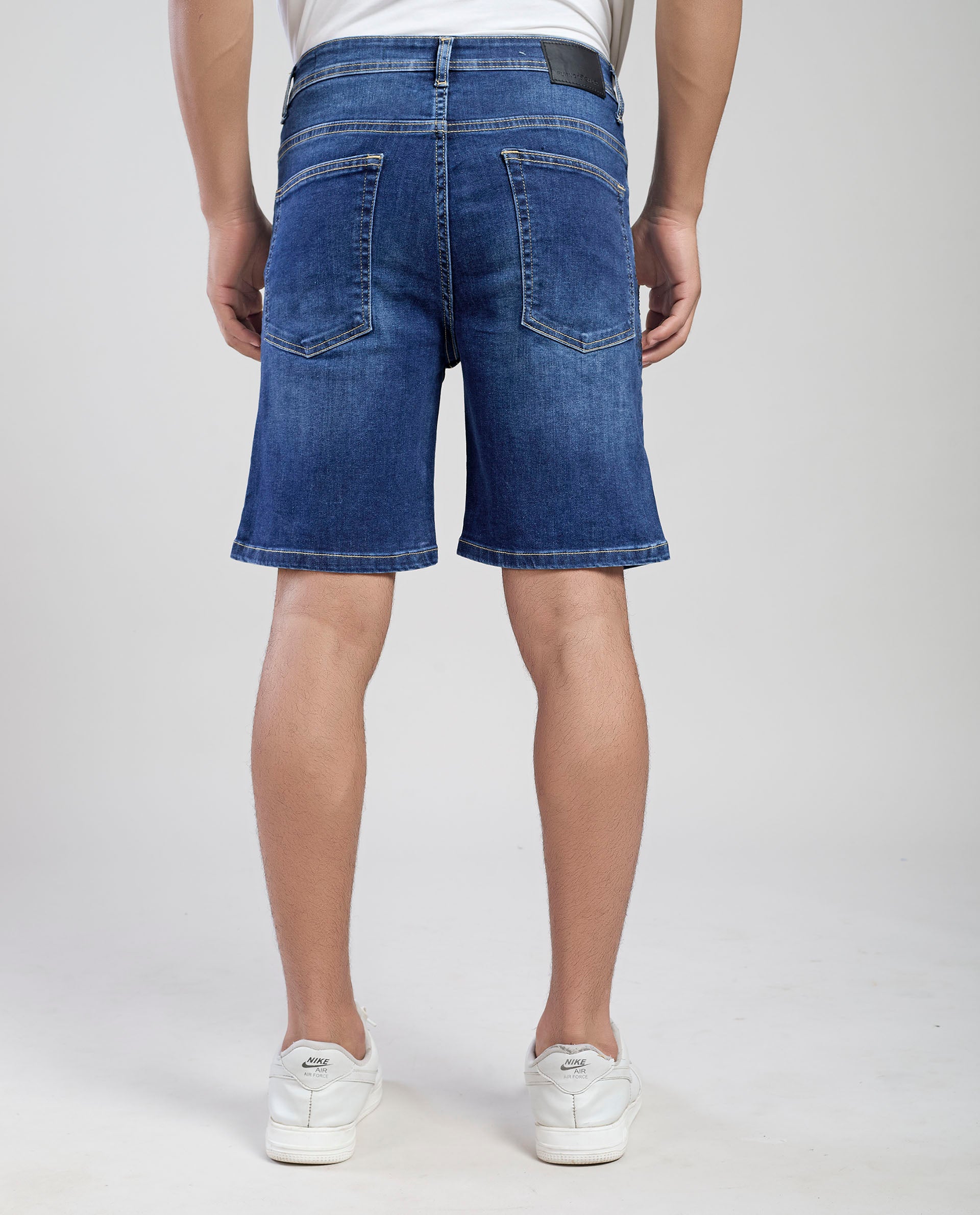 FS 126 Flying Shark Men’s Blue Denim Shorts