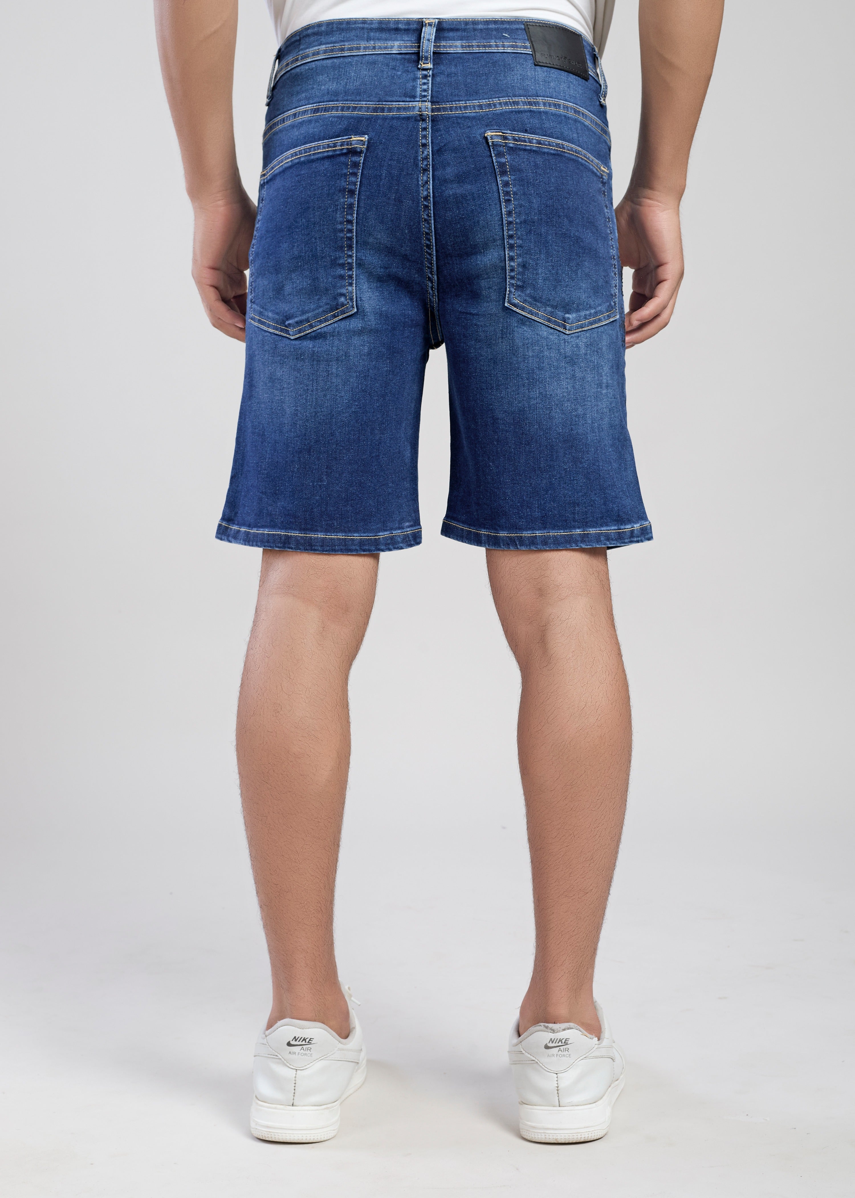 Flying Shark Men’s Blue Denim Shorts