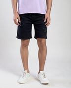Men’s Black Denim Shorts