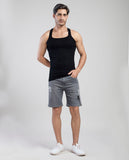 FS 126 Flying Shark Men’s Grey Denim Shorts