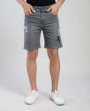 FS 126 Flying Shark Men’s Grey Denim Shorts