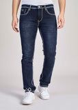 FS 116 – Flying Shark "Shark Fin Edge" Saddle Stitch Denim