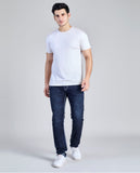 FS 114 – Flying Shark "Light Grey Contrast Stitch" Saddle Stitch Denim
