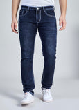FS 114 – Flying Shark "Light Grey Contrast Stitch" Saddle Stitch Denim