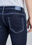 FS 114 – Flying Shark "Light Grey Contrast Stitch" Saddle Stitch Denim