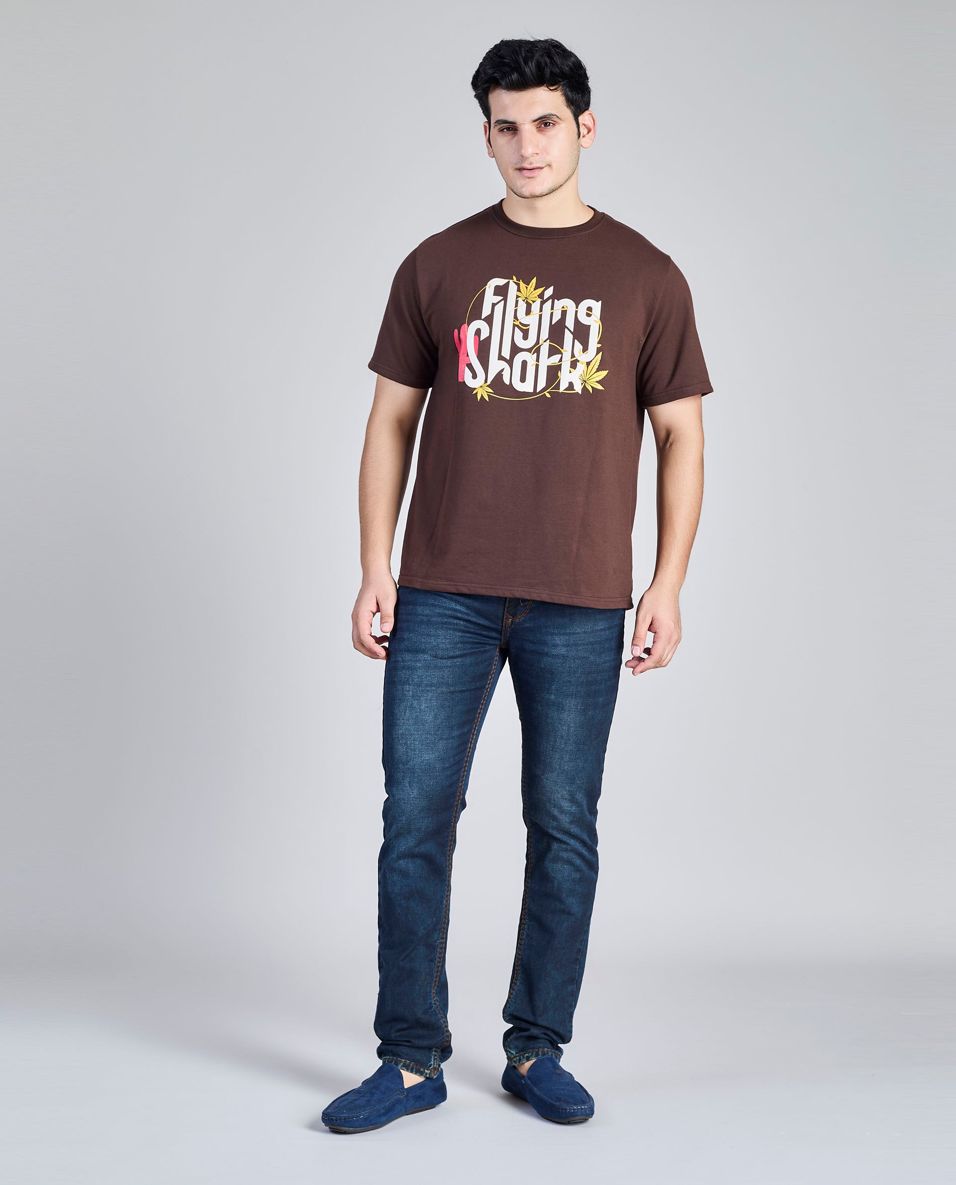 FS 112 – Flying Shark "Minimal Deep Indigo" Saddle Stitch Denim