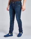 FS 112 – Flying Shark "Minimal Deep Indigo" Saddle Stitch Denim