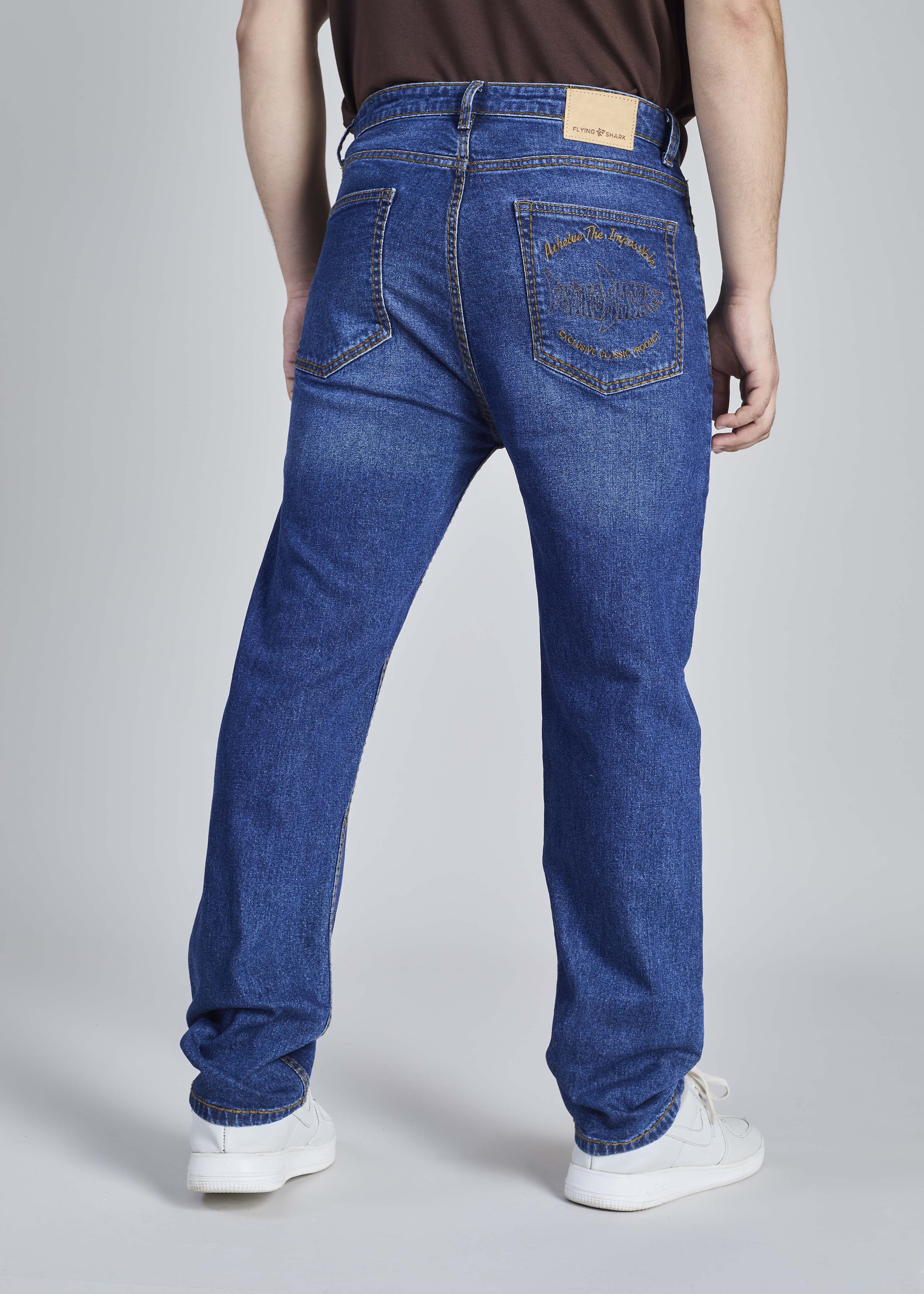 FS 106 – Flying Shark "Urban Edge" Saddle Stitch Straight fit Denim