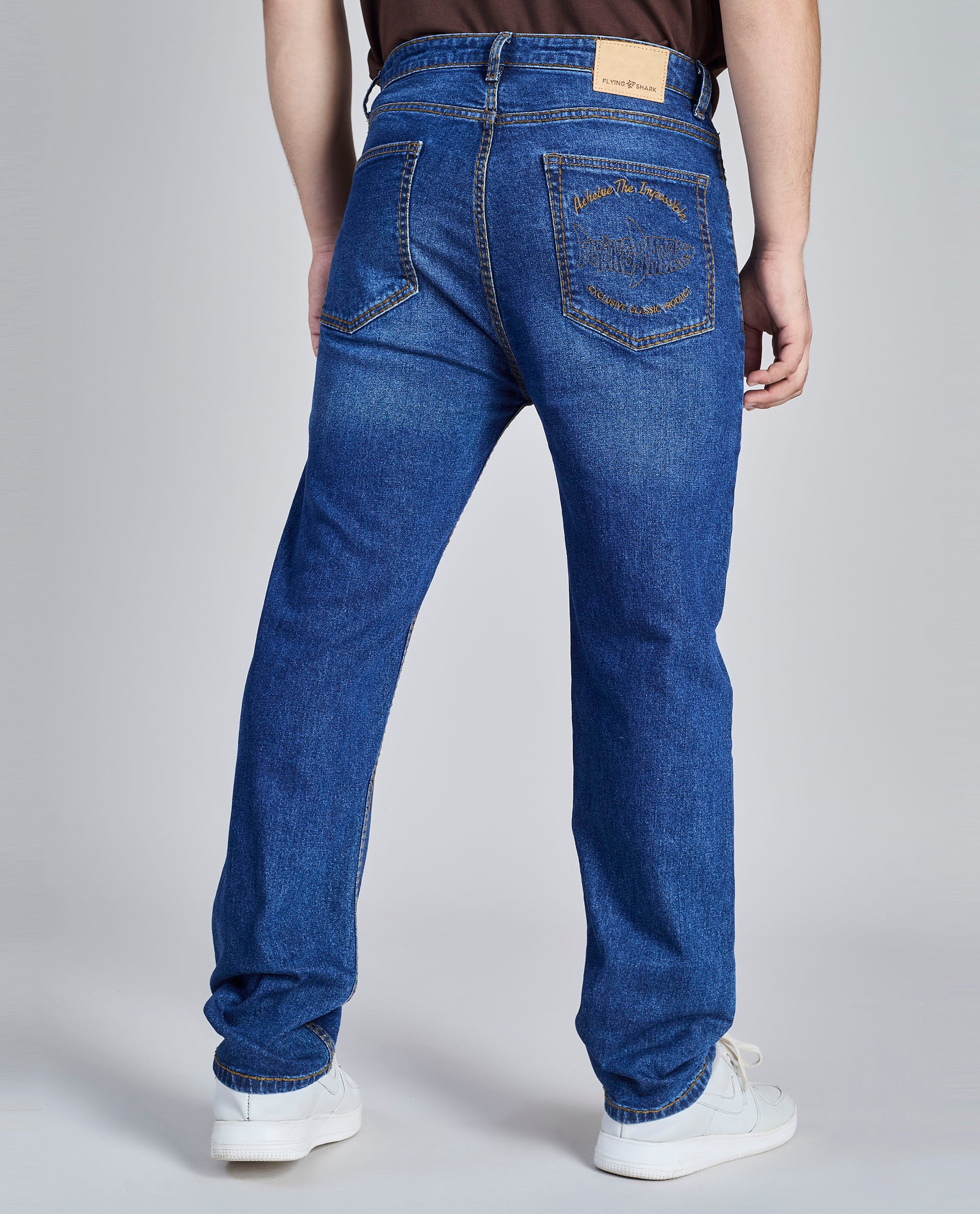 FS 106 – Flying Shark "Urban Edge" Saddle Stitch Straight fit Denim