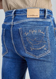 FS 104 – Flying Shark "Signature Shark" Saddle Stitch Straight fit Denim