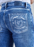 FS 105 – Flying Shark "Exclusive Classic" Saddle Stitch Straight fit Denim
