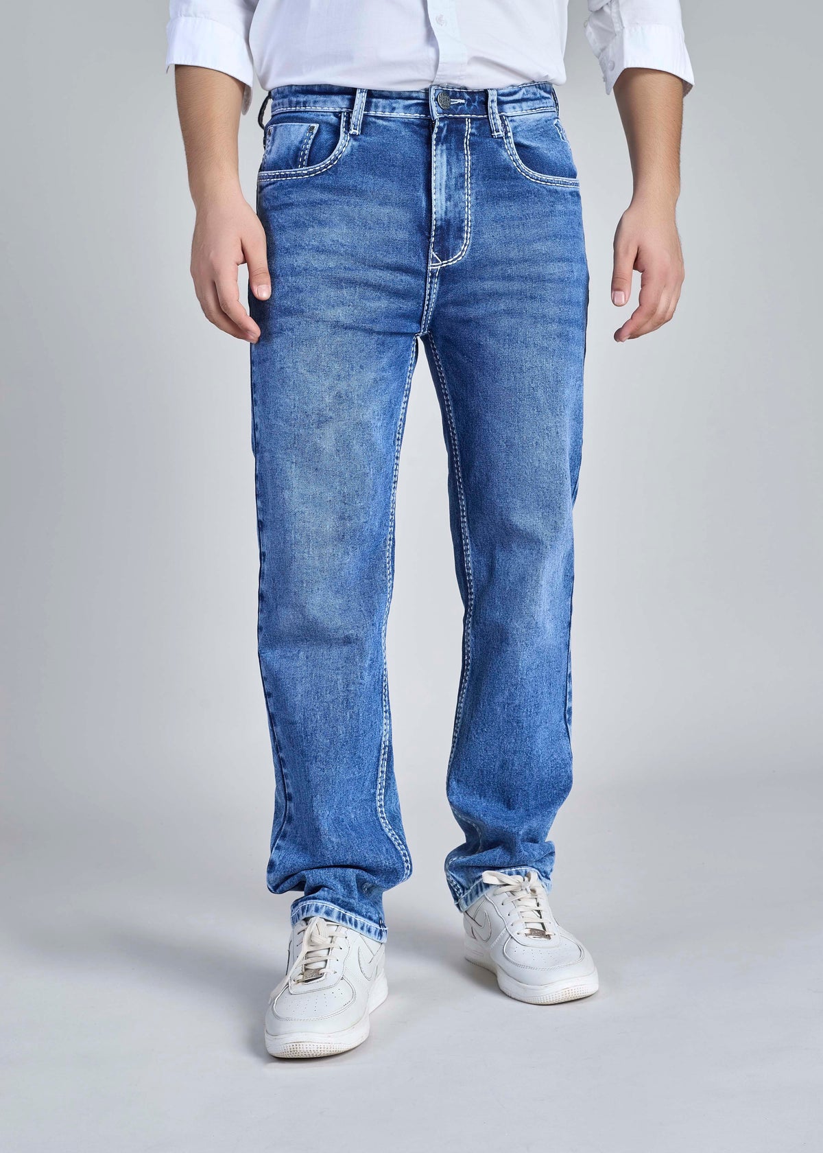 FS 105 – Flying Shark "Exclusive Classic" Saddle Stitch Straight fit Denim