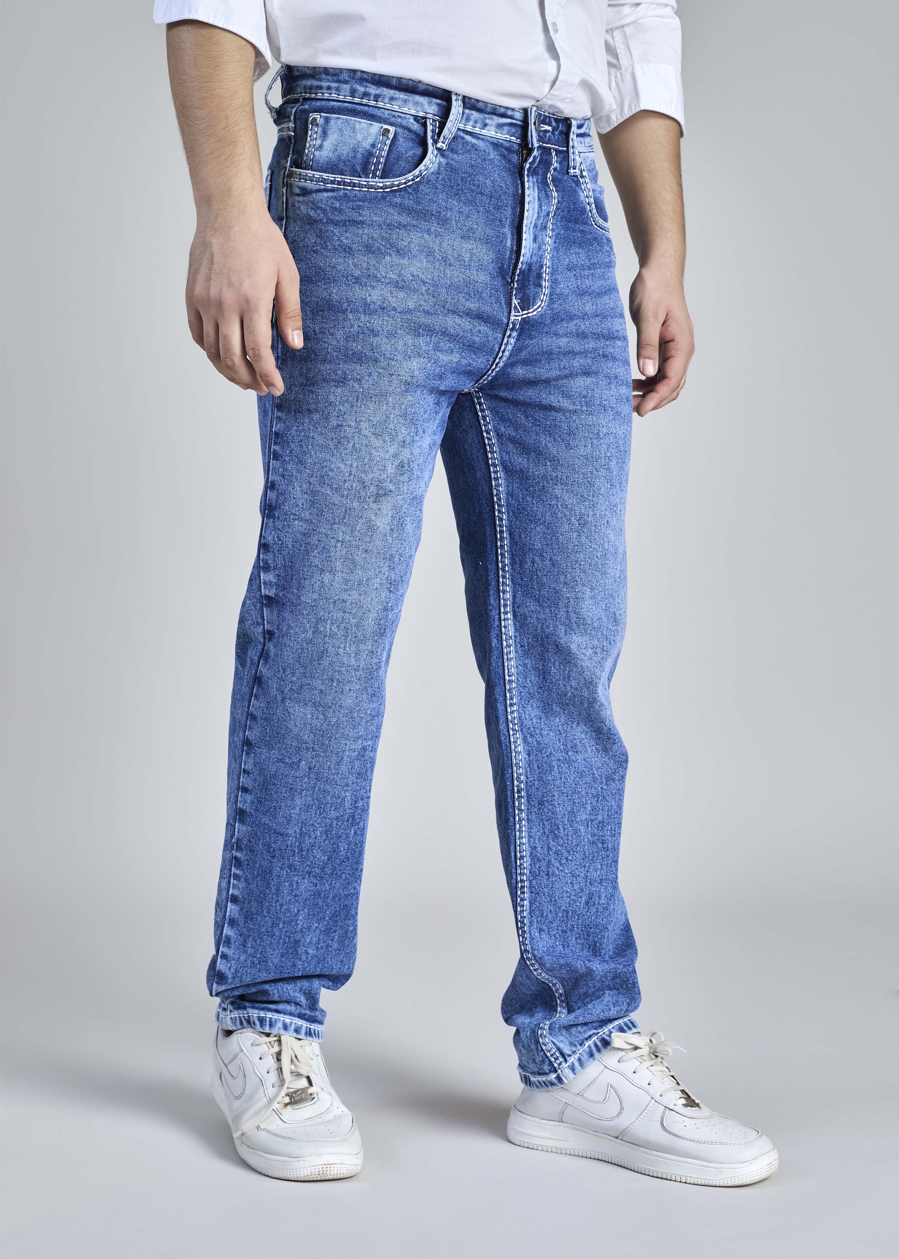 FS 105 – Flying Shark "Exclusive Classic" Saddle Stitch Straight fit Denim