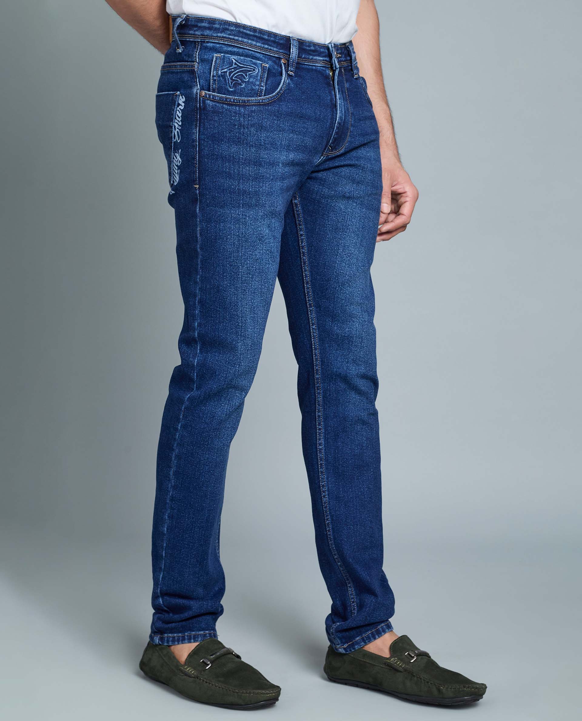 FS 032 MEDIUM BLUE REGULAR FIT