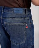 FS 054 CARGO Flying Shark Loose Fit Denim Cargo Jeans – Dark Blue