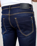 FS 127 Flying Shark Dark Indigo Heavy Stitch Denim Jeans