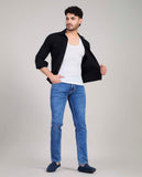 FS 128 Flying Shark Light Blue Heavy Stitch Denim Jeans