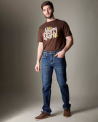 Mid-Blue Wash Denim With Heavy Contrast Stitch