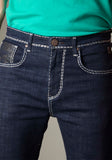 FS131 Dark Wash Bold White Heavy Style