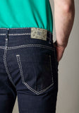FS131 Dark Wash Bold White Heavy Style