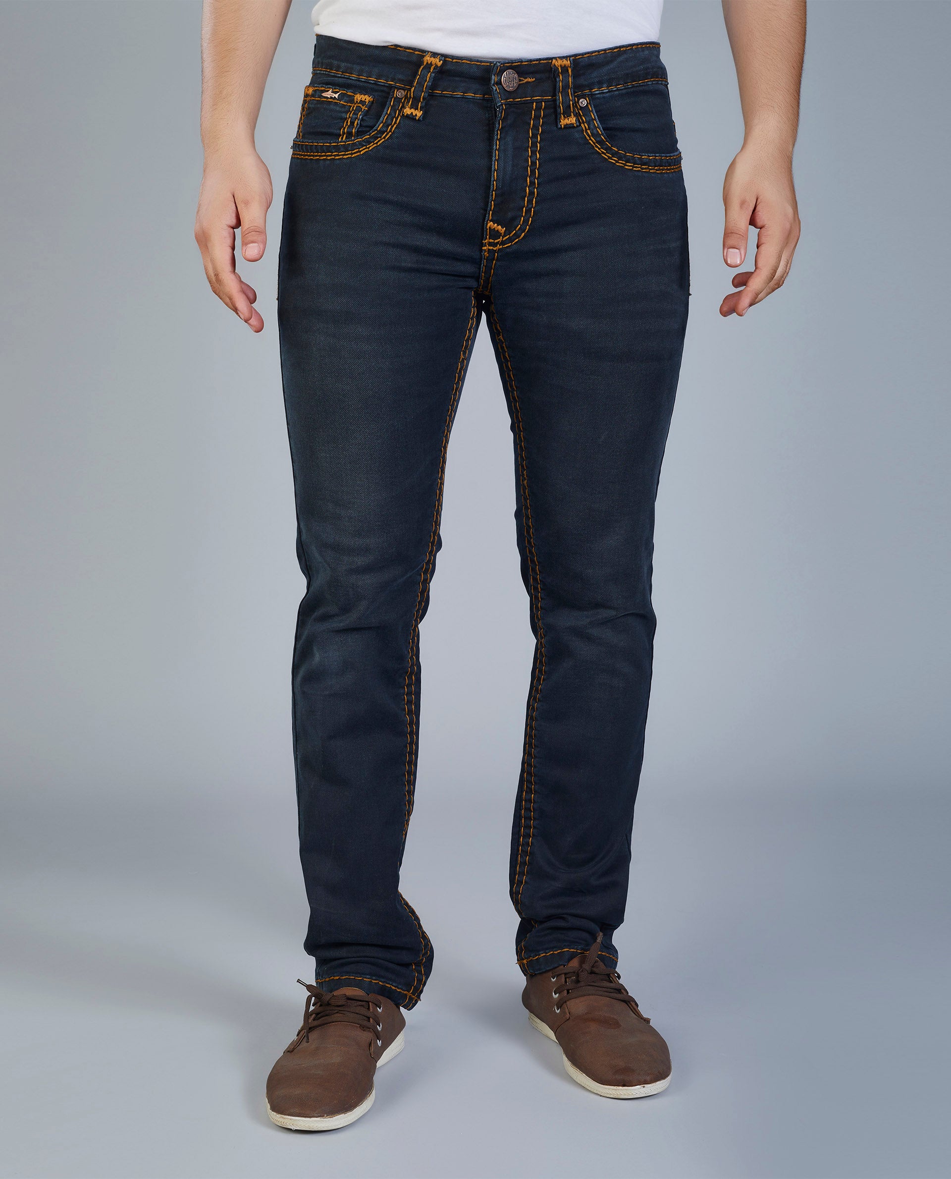 Men’s Vintage Indigo Slim Fit Jeans
