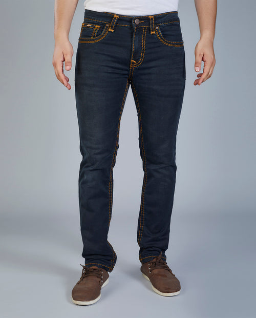 Men’s Vintage Indigo Slim Fit Jeans Flying Shark