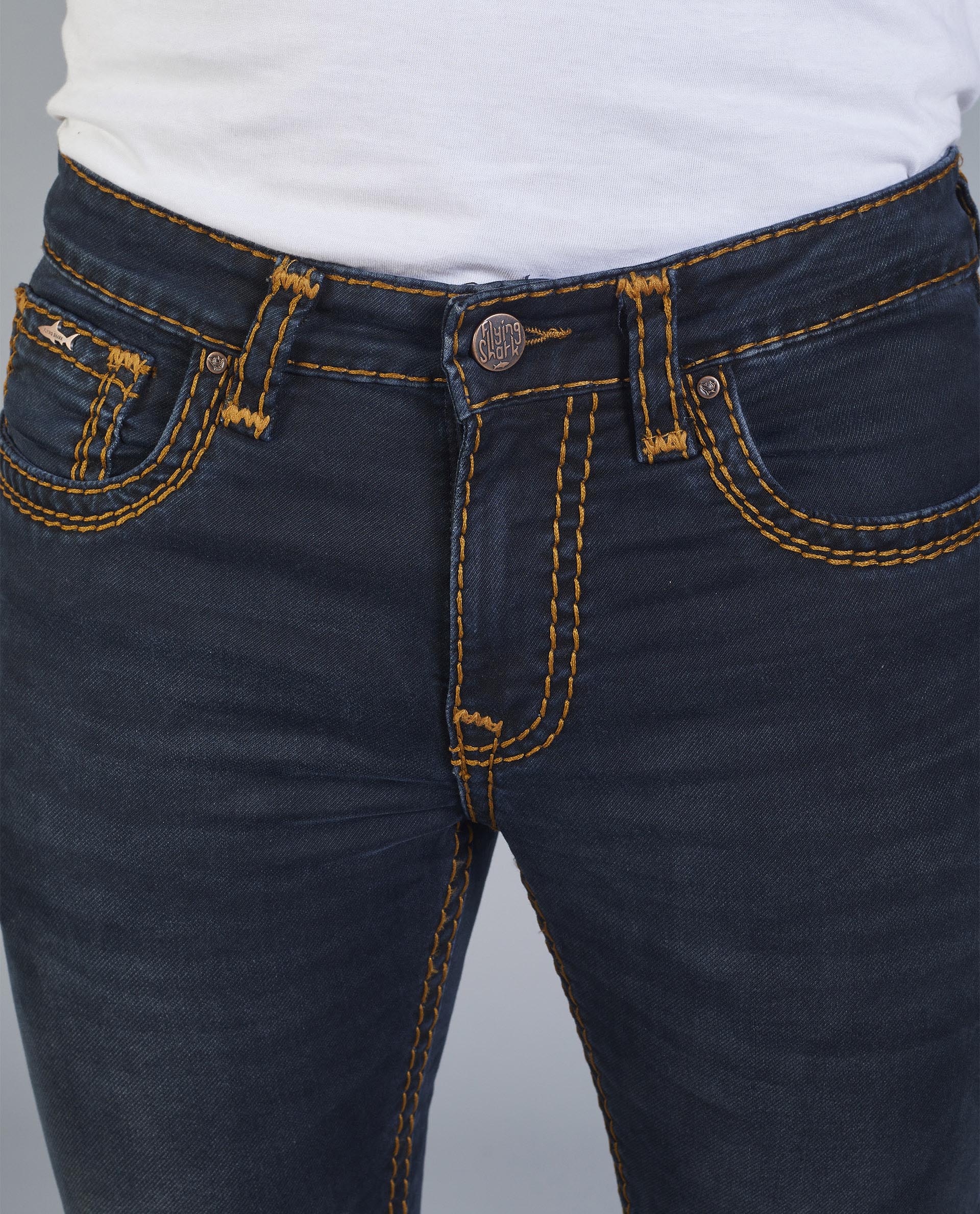 Men’s Vintage Indigo Slim Fit Jeans