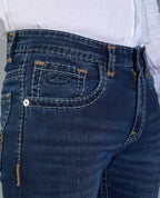 Men’s Blue Bootcut Stretch Jeans