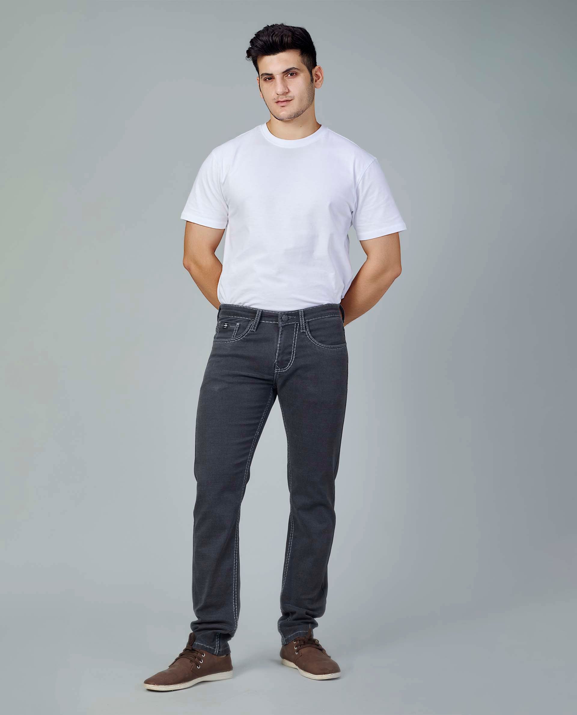 Premium Vintage Denim - Asphalt Grey