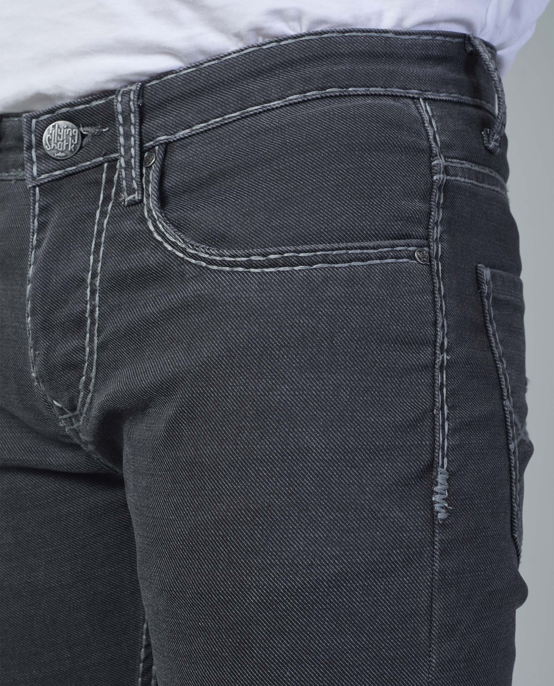 Premium Vintage Denim - Asphalt Grey
