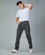 Men’s Saddle Stitch Straight Fit Jeans
